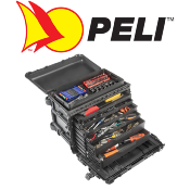 VALISE À OUTILS PELI™ CASE0450 NOIRE AVEC 6 TIROIRS