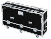 FLIGHT CASE PRO ROULETTES 2 LCD 75" (1700 x 83 x 1030)