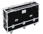 FLIGHT CASE PRO ROULETTES 2 LCD 75" (1700 x 80 x 980)